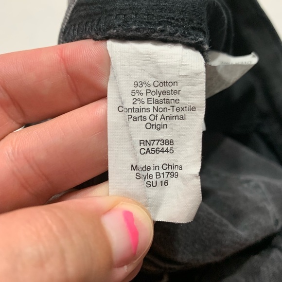 Madewell Black Skinny Skinny Jeans - Picture 8 of 8